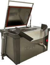 BOILING TANK WITH DISCHARGE BIN