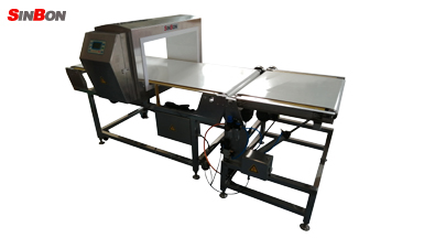 Industrial Metal Detector with dropdown rejector