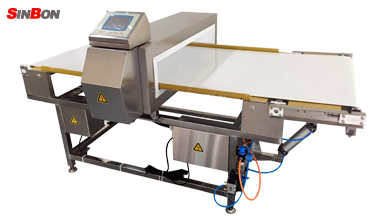 Food Metal Detector with drop down rejector