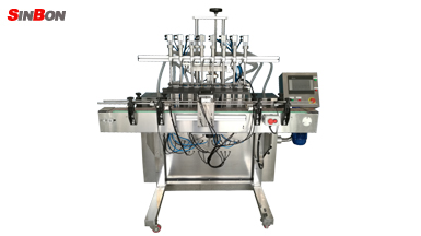 8 Nozzles Gear Pump Filling Machine